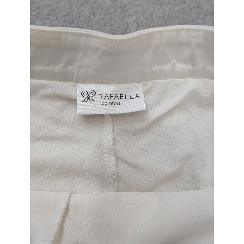 Rafaella Comfort White Skort Skirt w/Shorts LARGE 18" Length Golf Pickleball - Picture 6 of 8